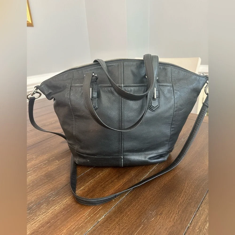 Coach leather satchel